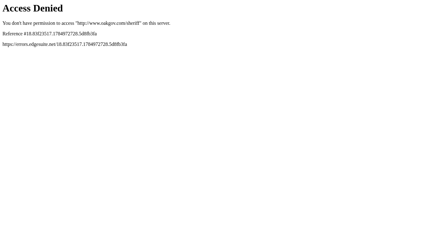 Oakland County Inmate Search